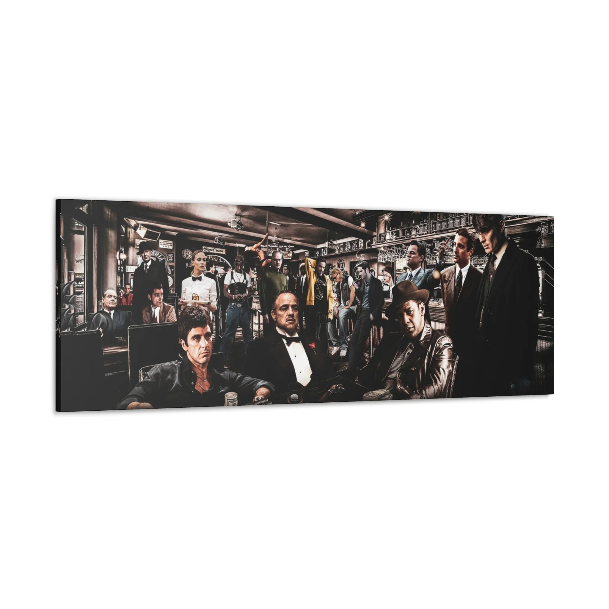 Top Gangsters & Iconic Movie Legends Canvas Gallery Wraps - Image 13