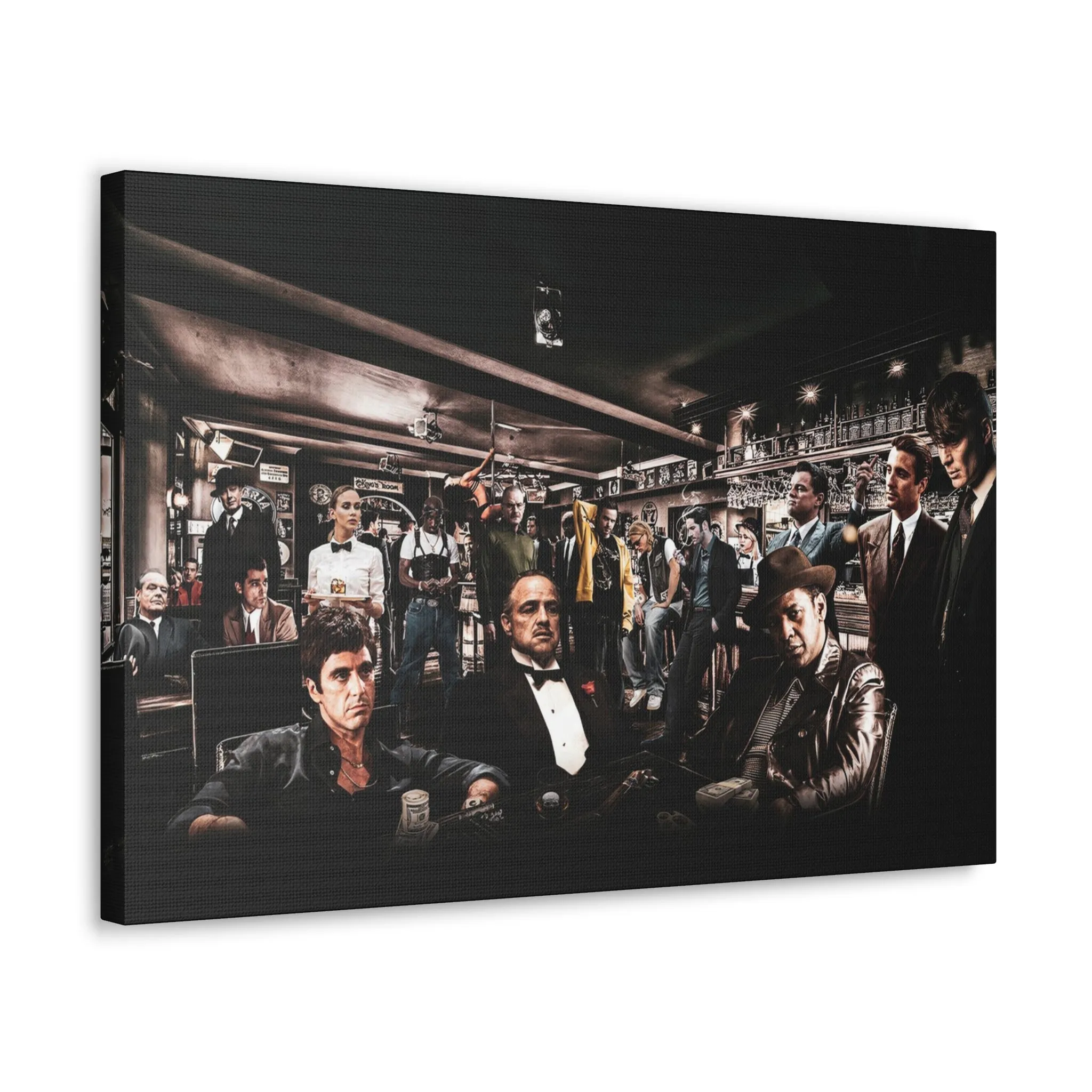 Top Gangsters & Iconic Movie Legends Canvas Gallery Wraps - Image 3