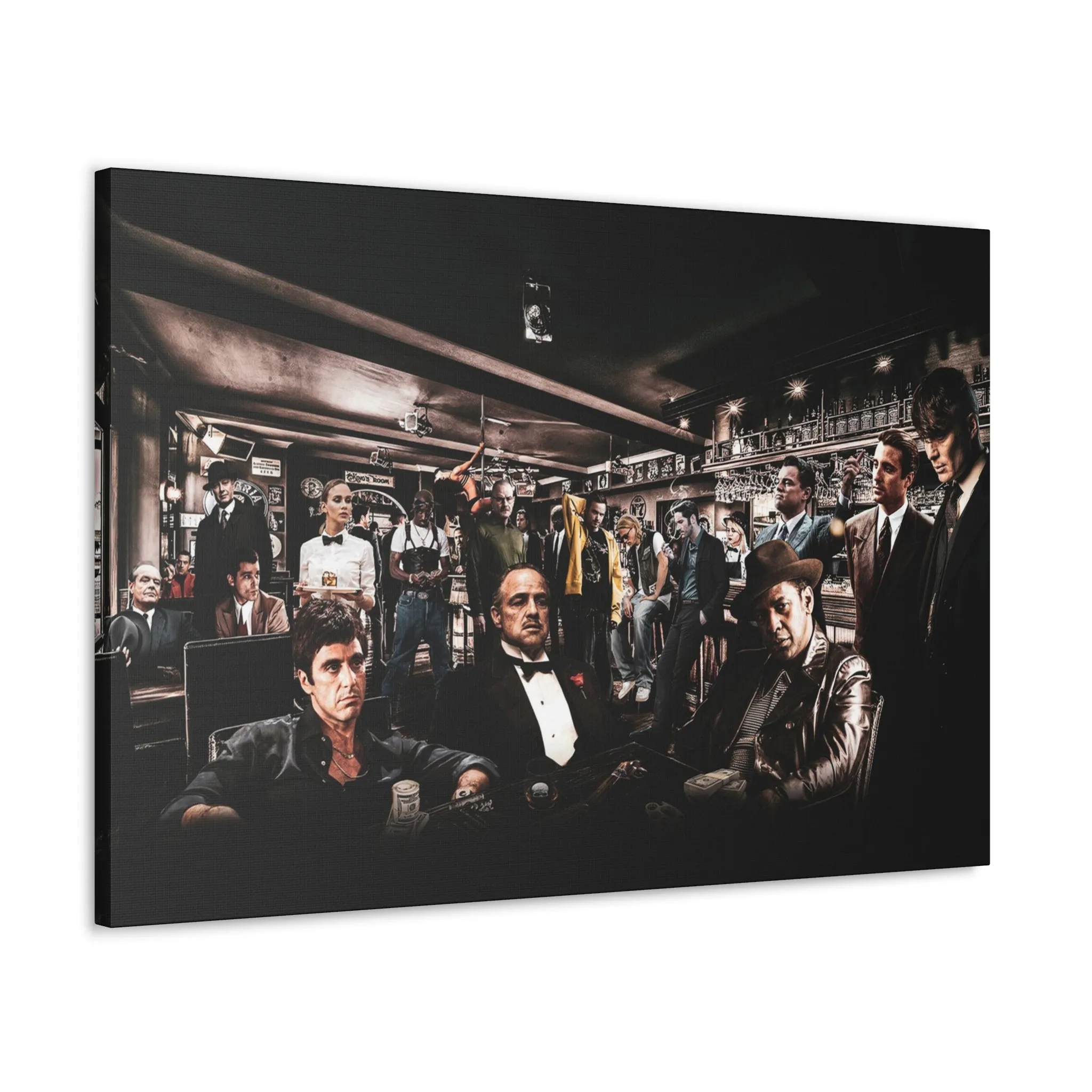 Top Gangsters & Iconic Movie Legends Canvas Gallery Wraps - Image 9