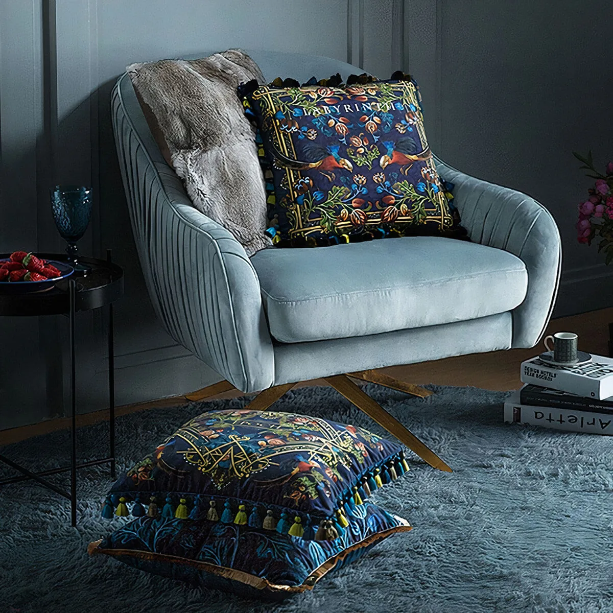 Top Luxury Retro Pillowcase Golden Velour Couch Cushion Pillow Cover - Image 6