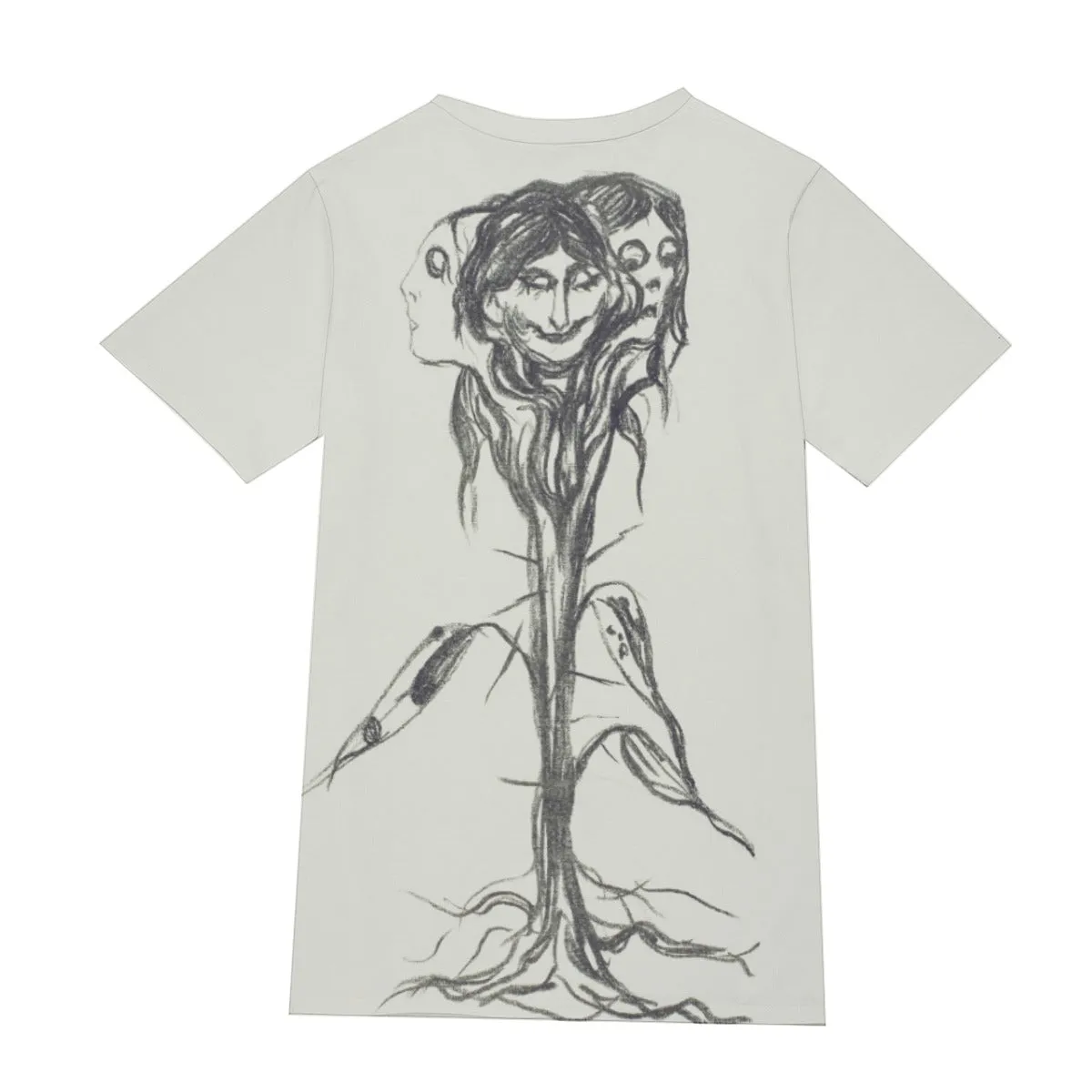 Vignette Amaryllis by Edvard Munch T-Shirt - Image 2