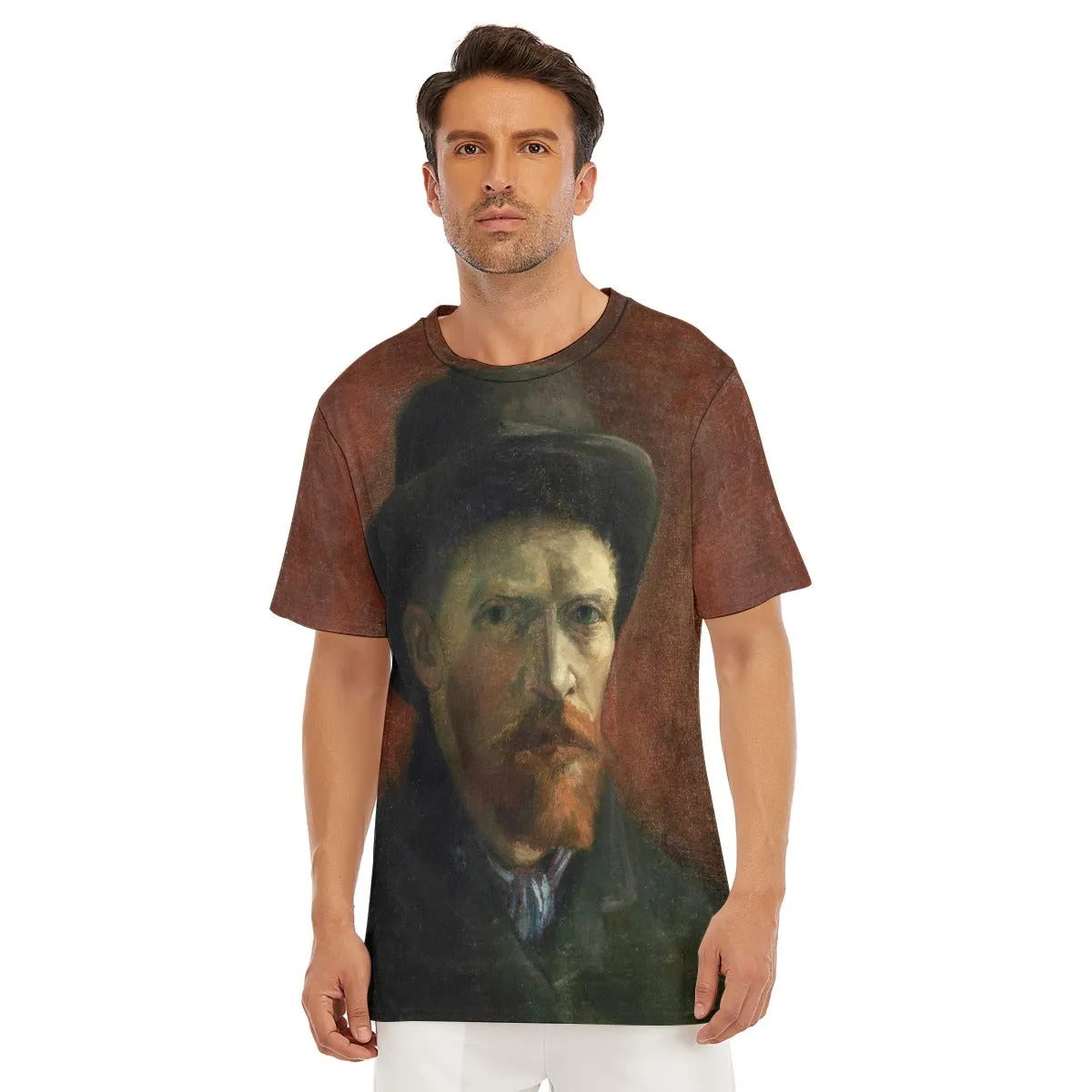Vincent van Gogh Self-Portrait with Dark Felt Hat T-Shirt - Image 4