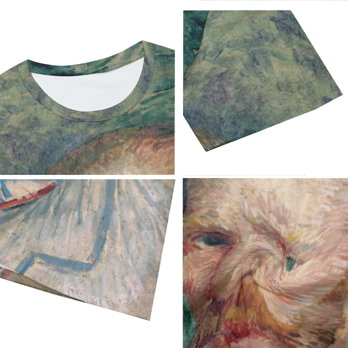 Vincent van Gogh's Self-Portrait 1889 T-Shirt - Image 3