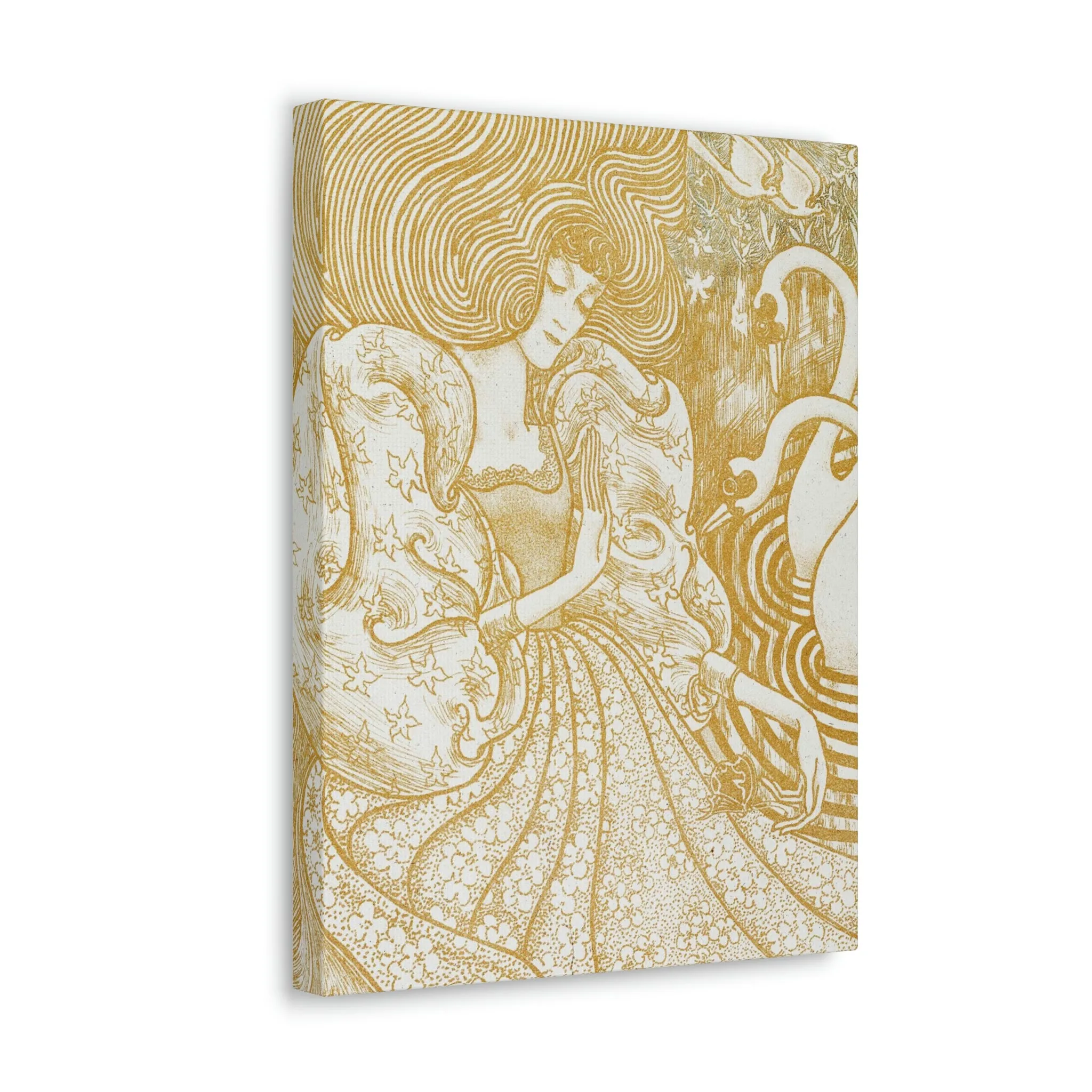 Woman with a Butterfly by Jan Toorop Canvas Gallery Wraps