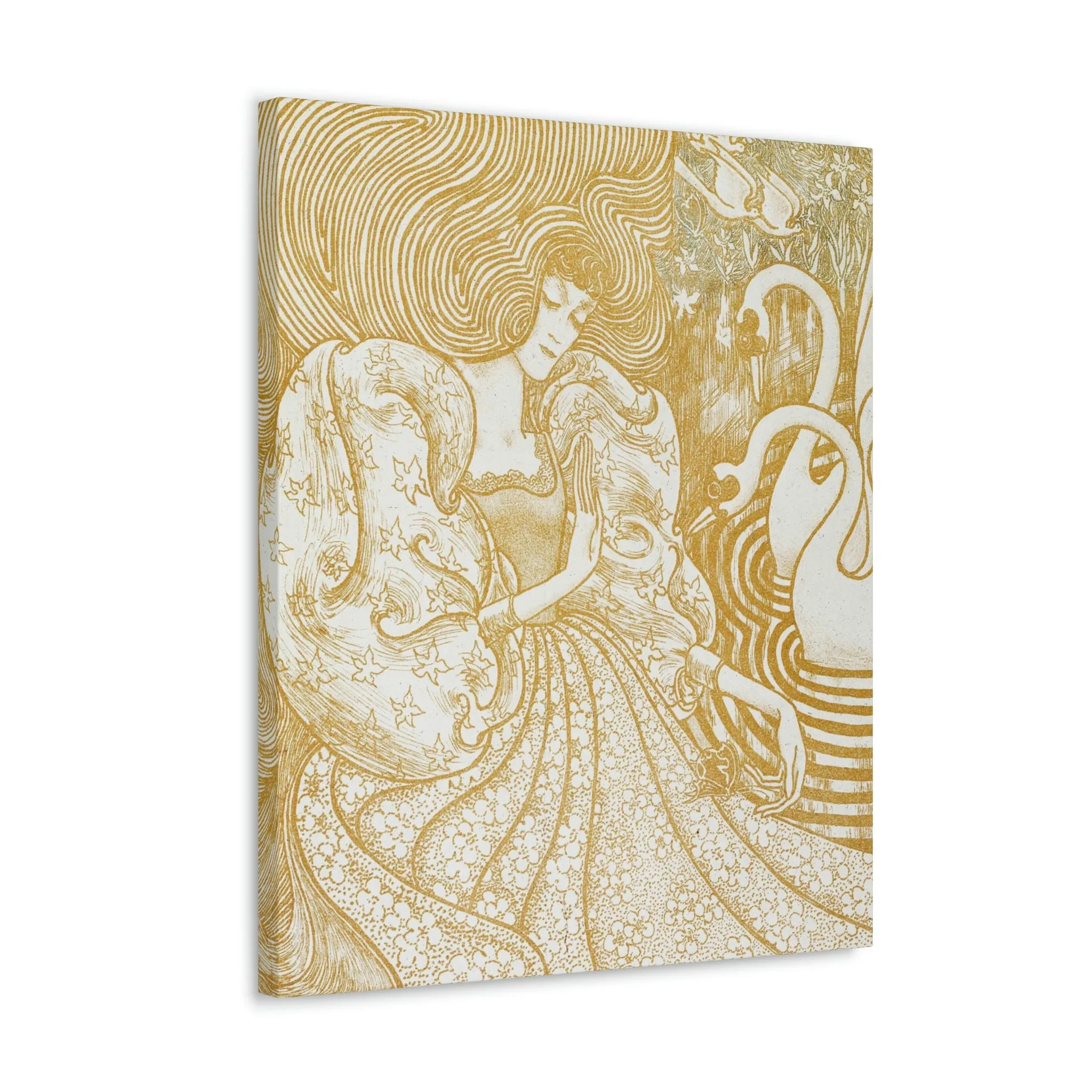 Woman with a Butterfly by Jan Toorop Canvas Gallery Wraps - Image 10