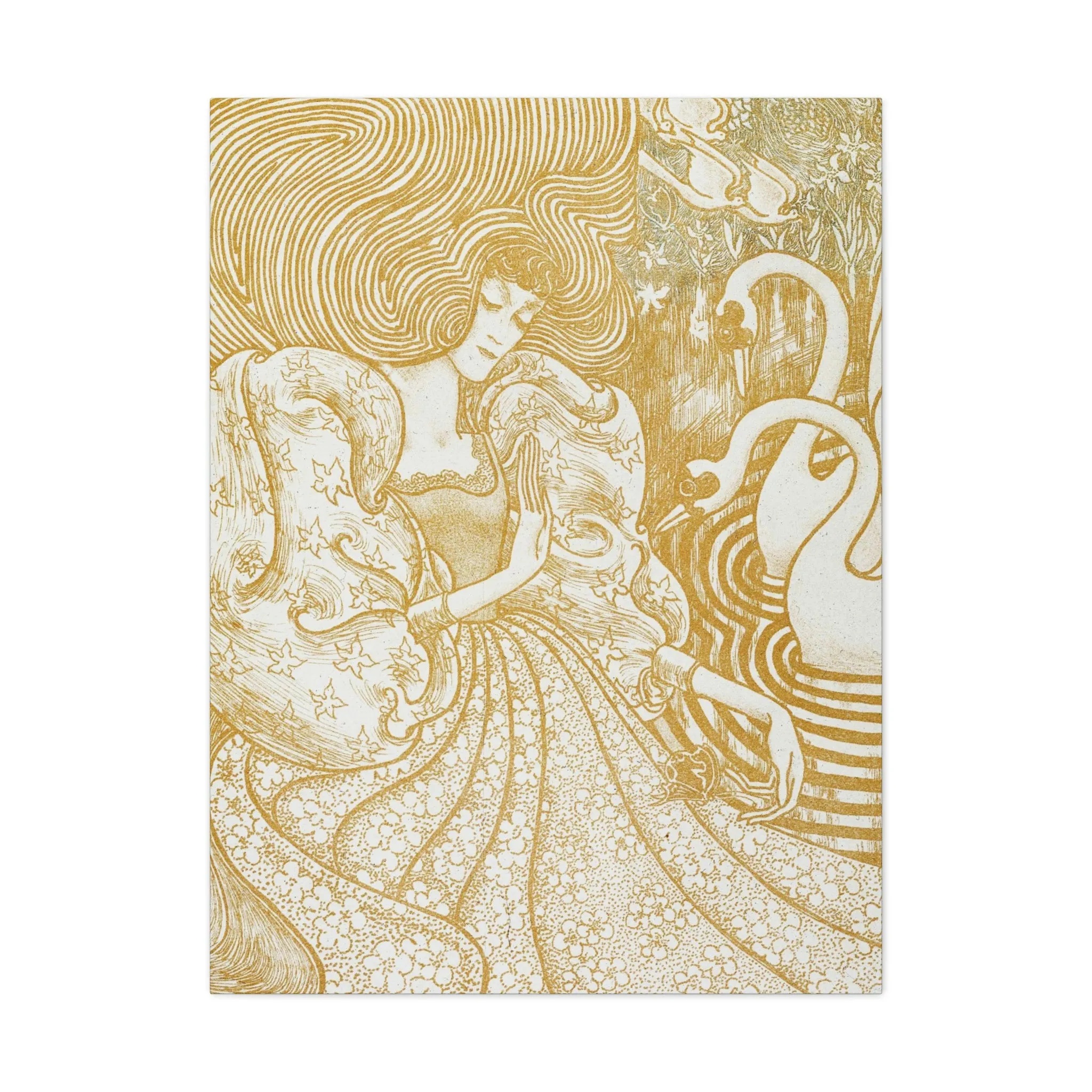Woman with a Butterfly by Jan Toorop Canvas Gallery Wraps - Image 13