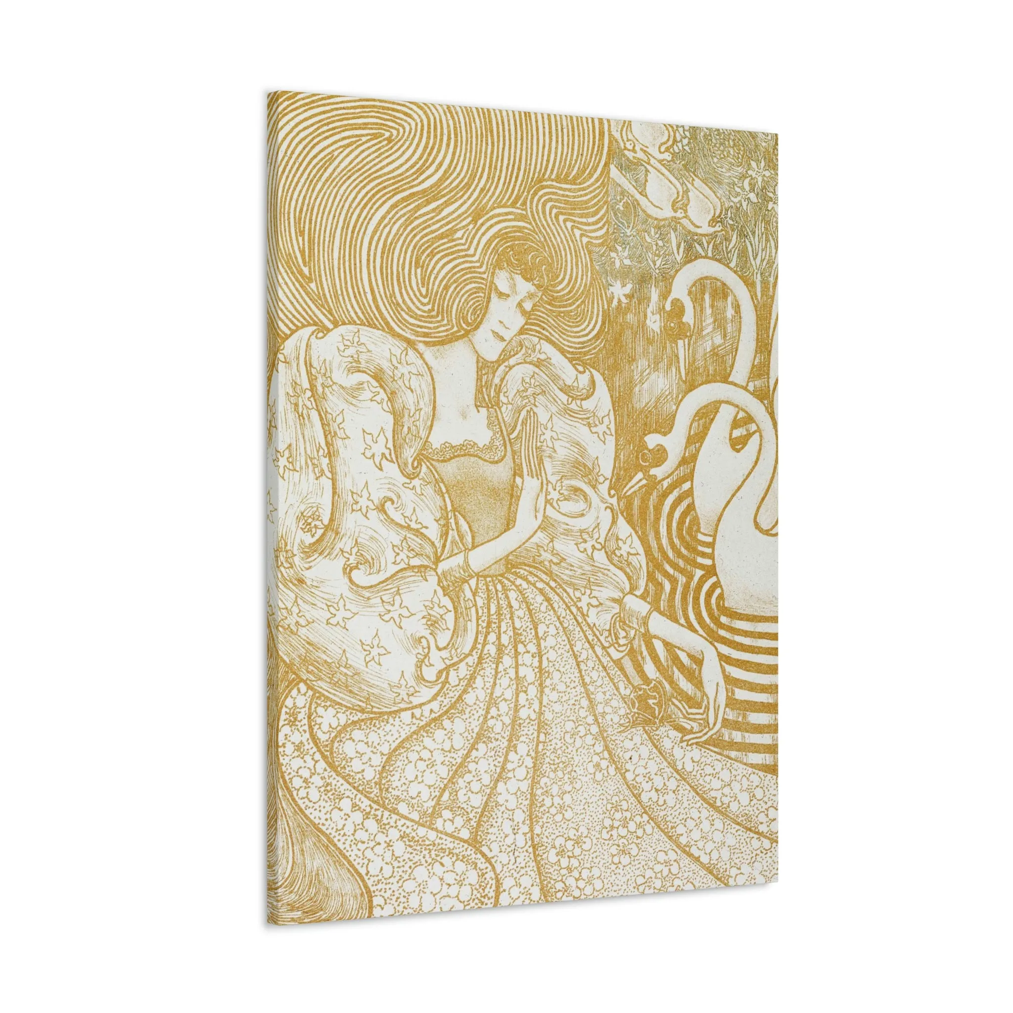 Woman with a Butterfly by Jan Toorop Canvas Gallery Wraps - Image 14