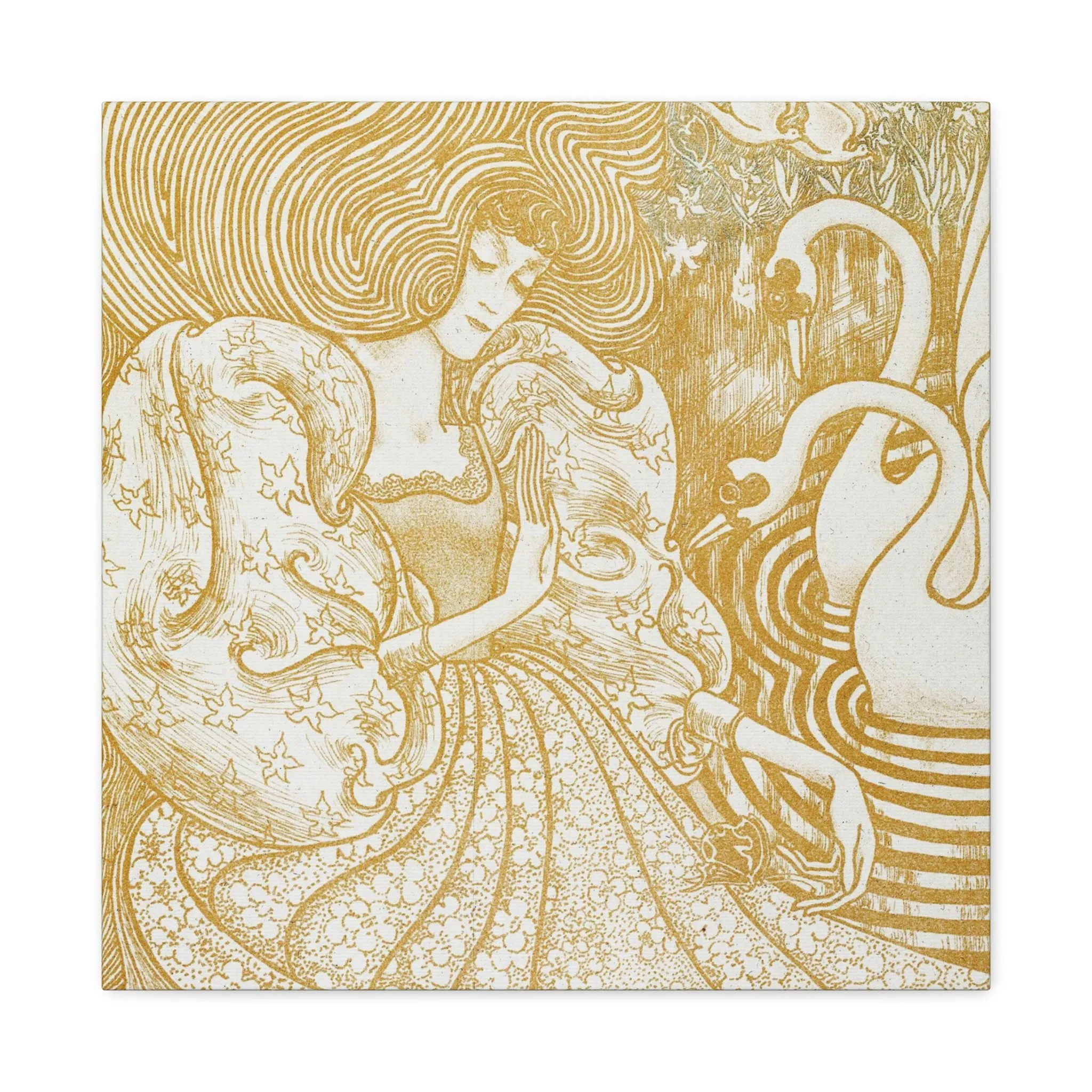 Woman with a Butterfly by Jan Toorop Canvas Gallery Wraps - Image 21