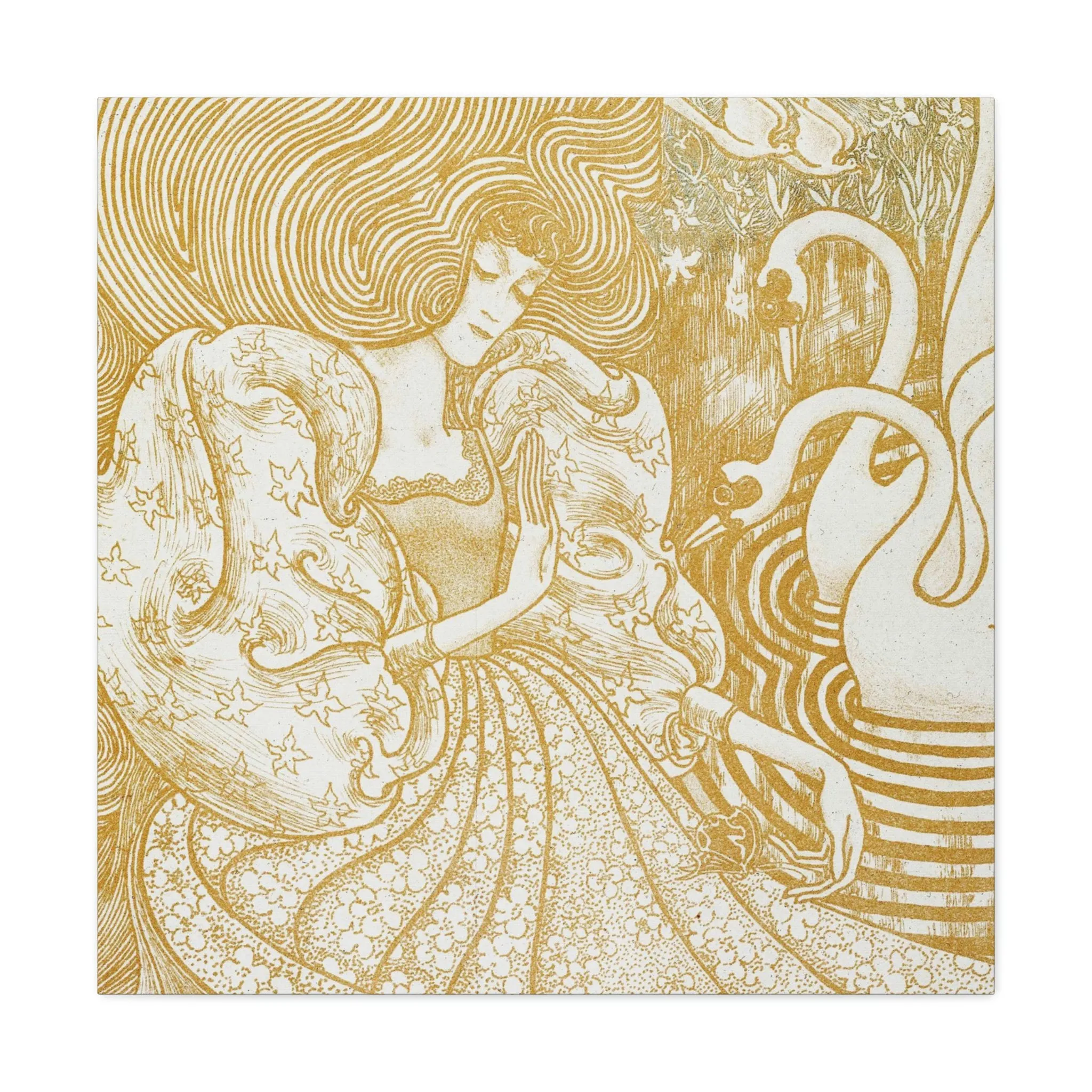 Woman with a Butterfly by Jan Toorop Canvas Gallery Wraps - Image 29