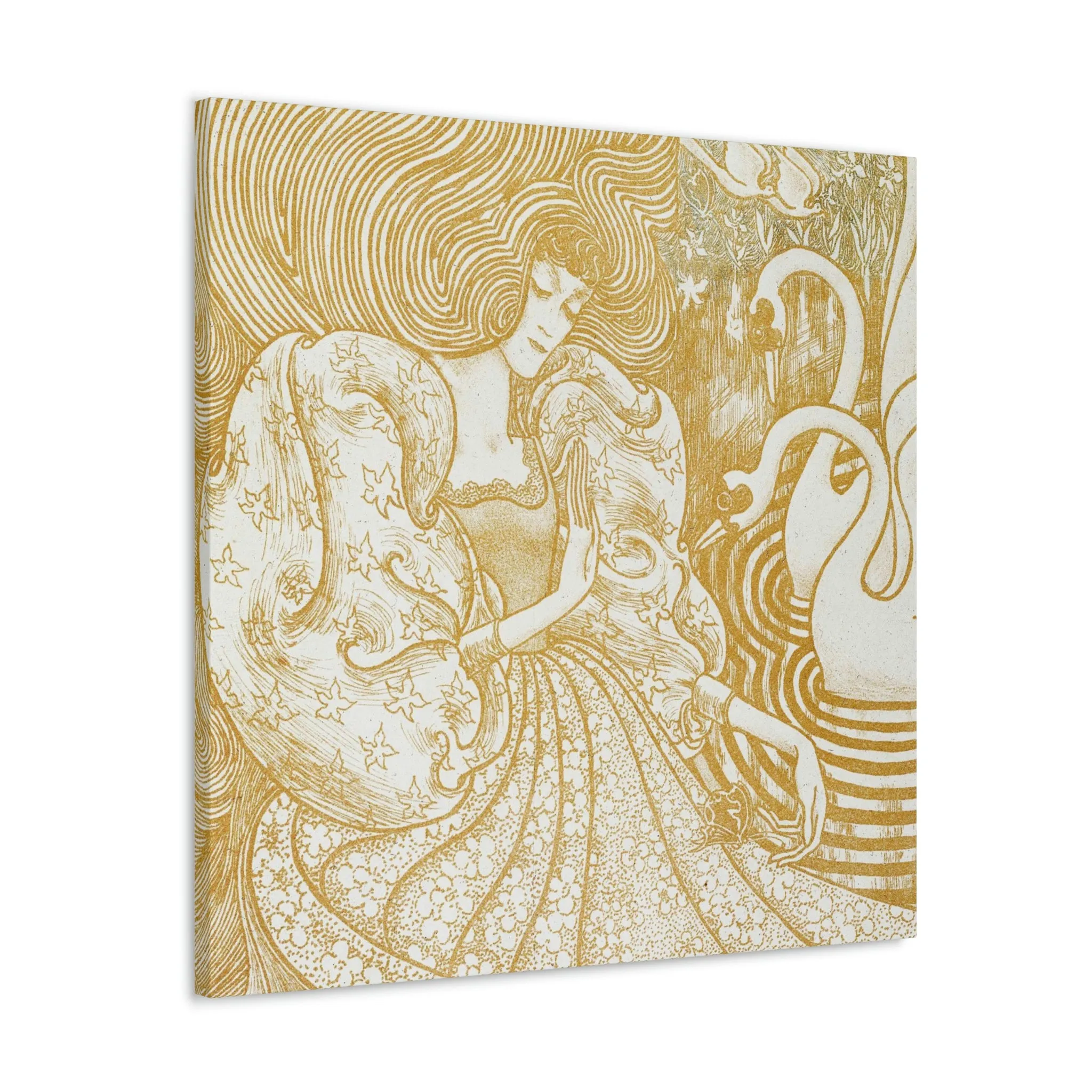 Woman with a Butterfly by Jan Toorop Canvas Gallery Wraps - Image 30