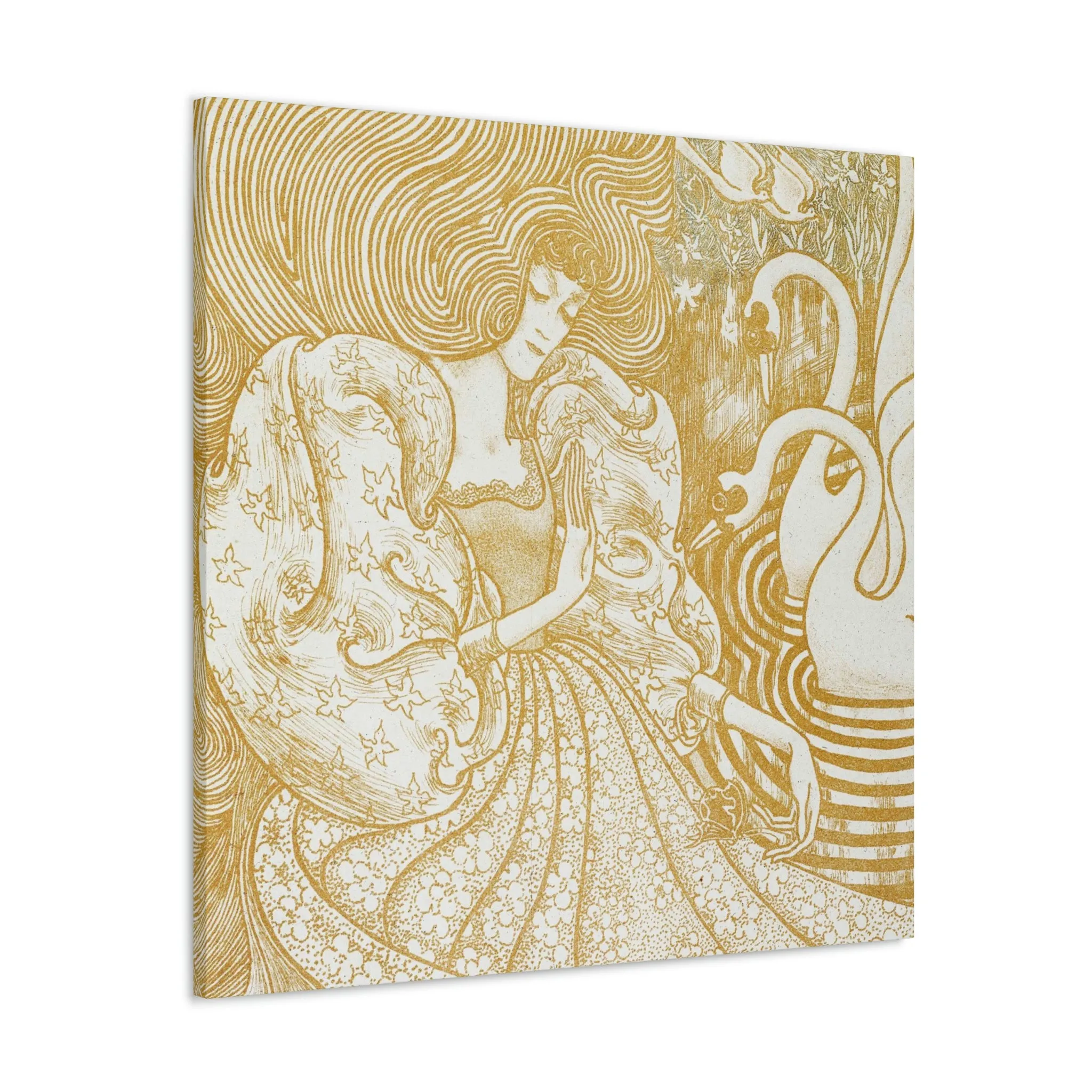 Woman with a Butterfly by Jan Toorop Canvas Gallery Wraps - Image 34