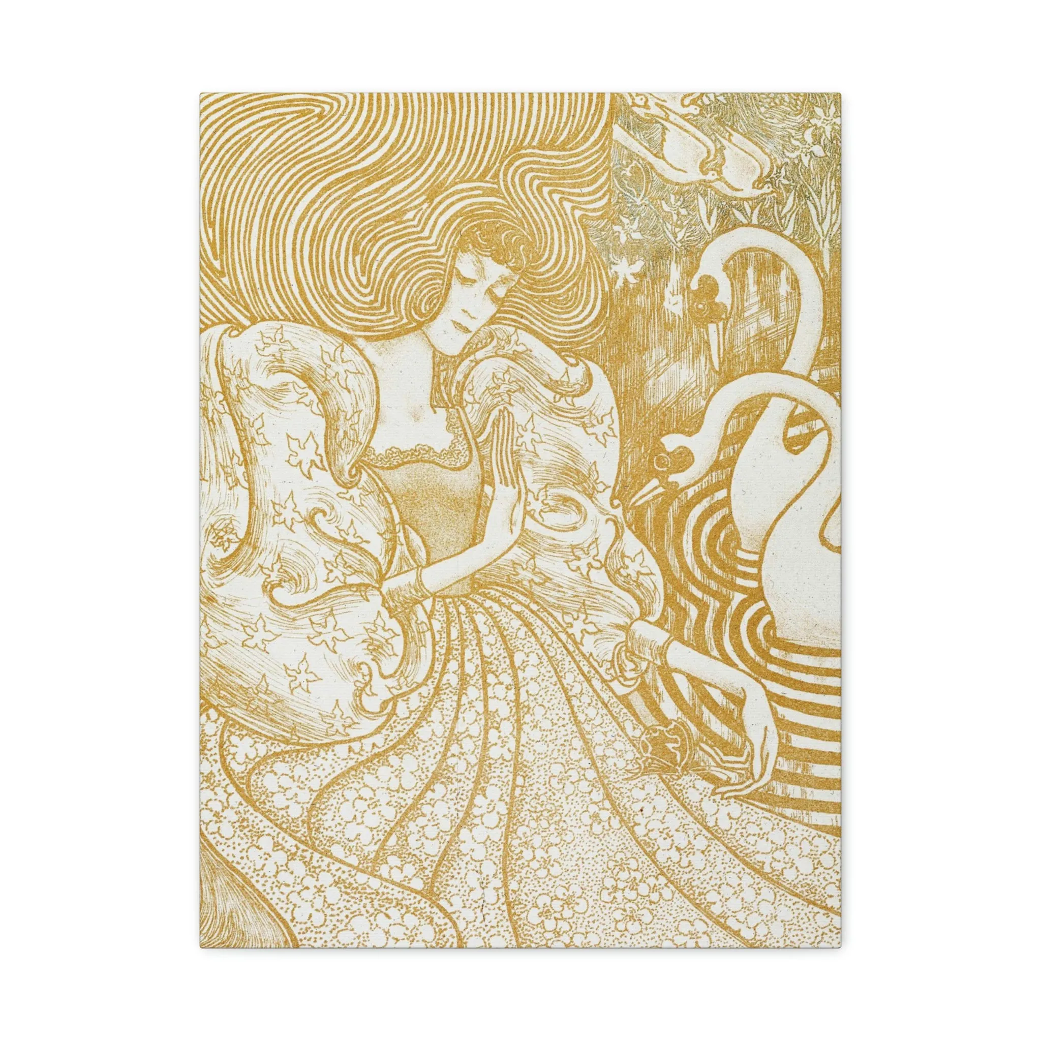 Woman with a Butterfly by Jan Toorop Canvas Gallery Wraps - Image 37