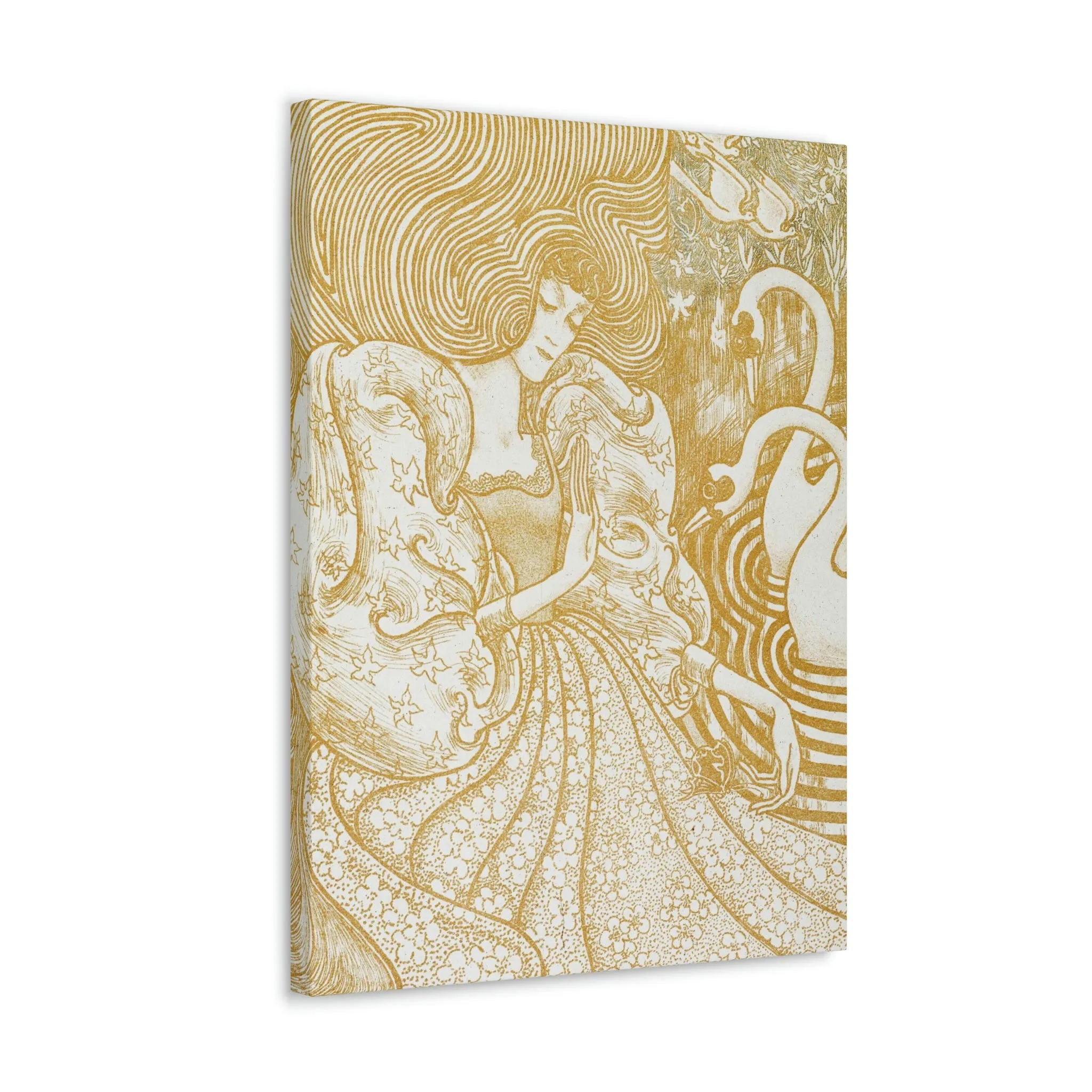 Woman with a Butterfly by Jan Toorop Canvas Gallery Wraps - Image 38