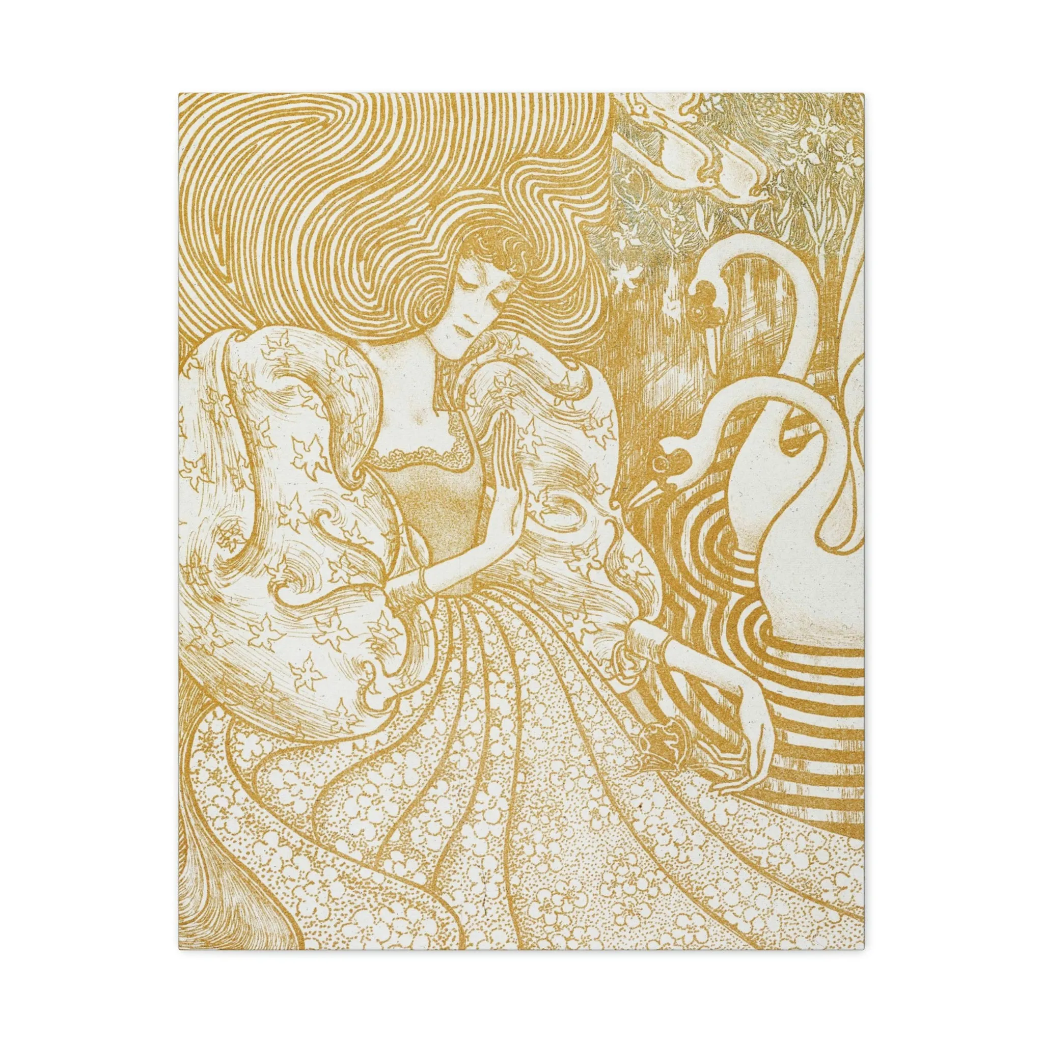 Woman with a Butterfly by Jan Toorop Canvas Gallery Wraps - Image 41