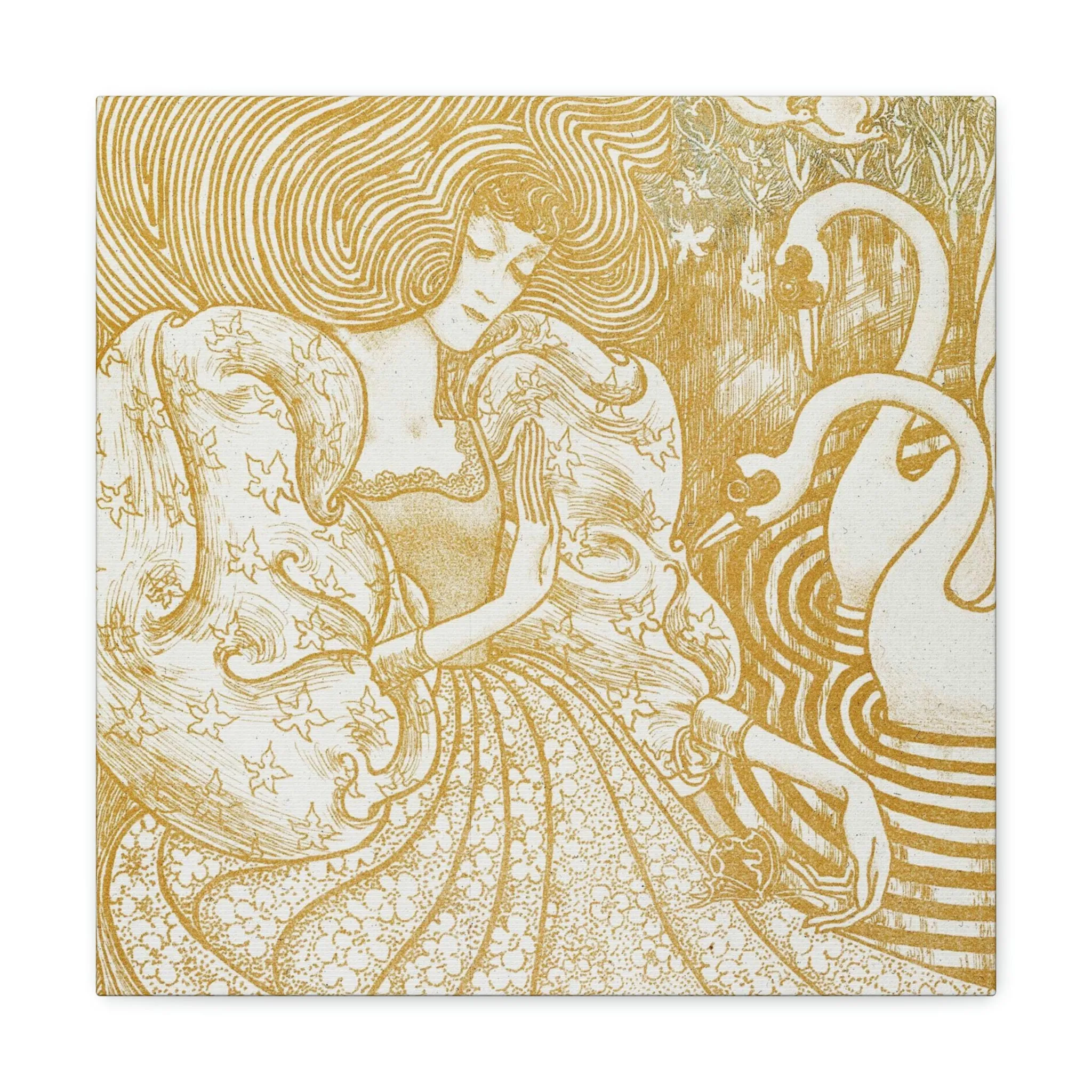 Woman with a Butterfly by Jan Toorop Canvas Gallery Wraps - Image 45