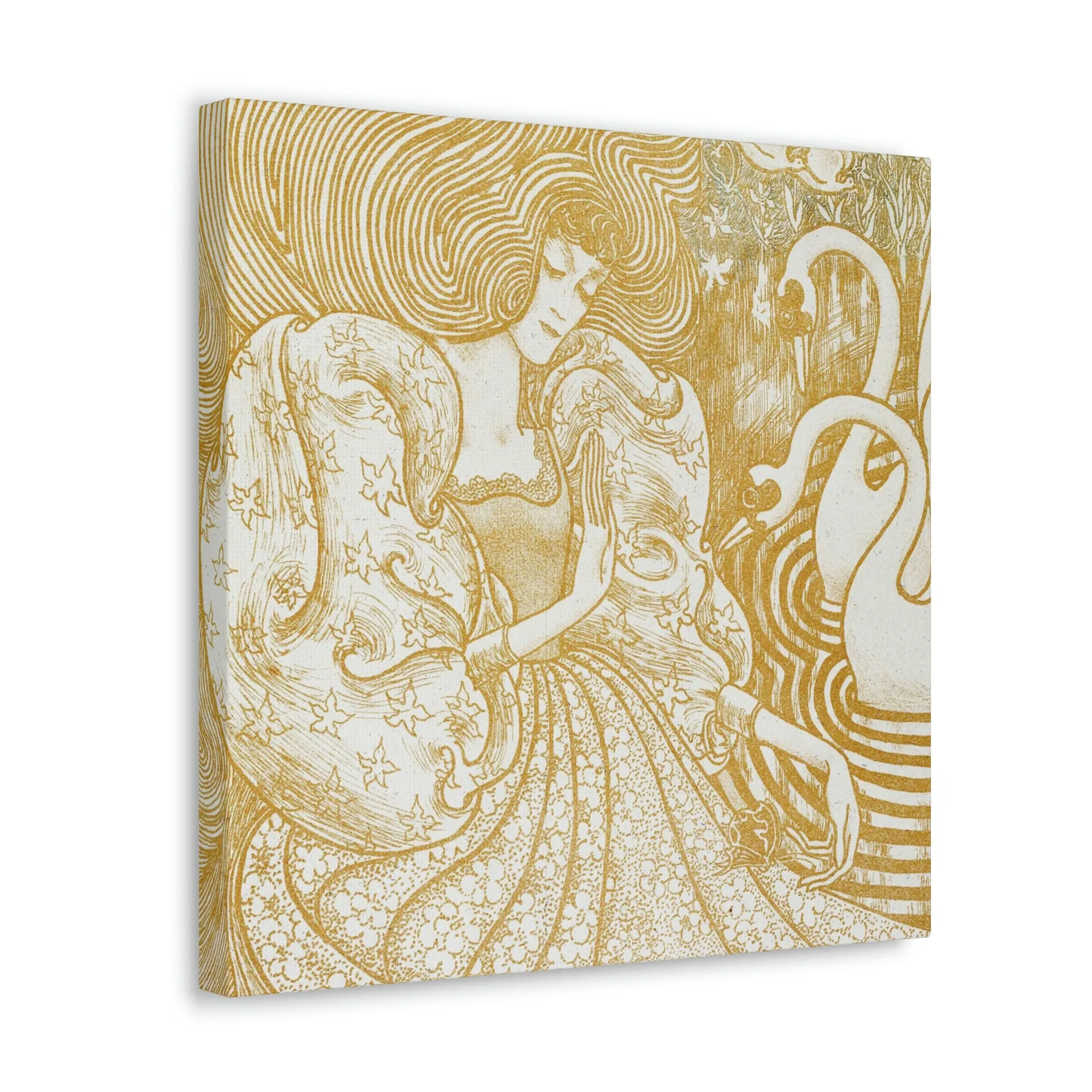 Woman with a Butterfly by Jan Toorop Canvas Gallery Wraps - Image 46