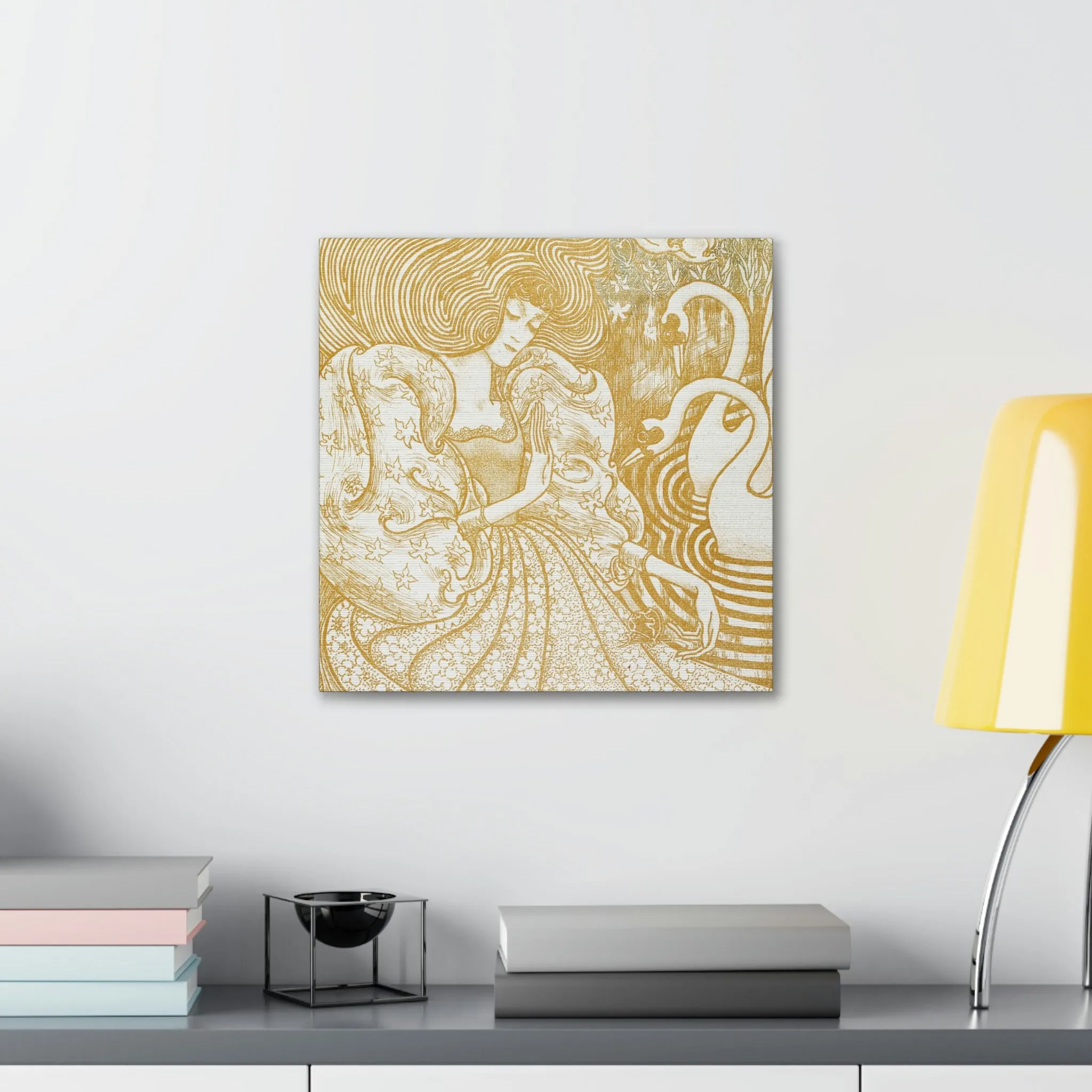 Woman with a Butterfly by Jan Toorop Canvas Gallery Wraps - Image 47