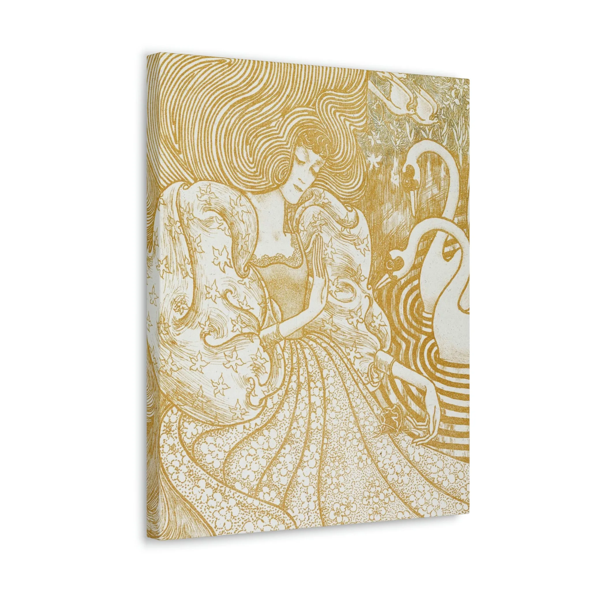 Woman with a Butterfly by Jan Toorop Canvas Gallery Wraps - Image 6