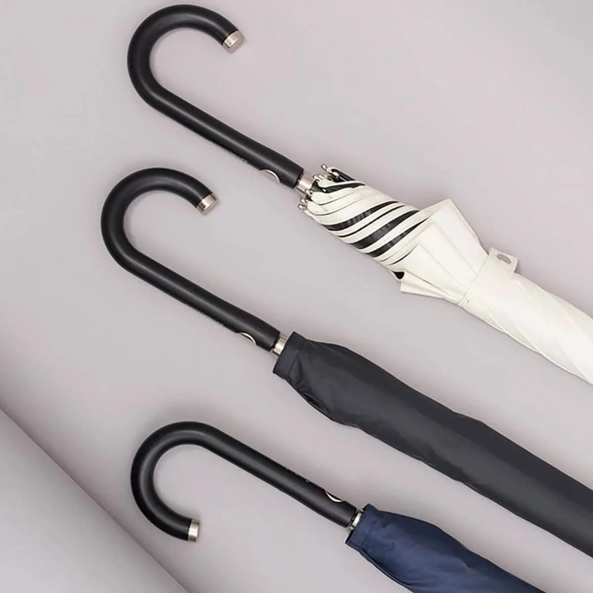 Women Long Automatic Fiberglass Umbrella - Image 11